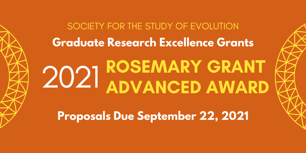 2021 Rosemary Grant Advanced Award deadline September 22